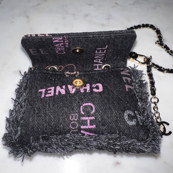Chanel Denim Mini Fringe Flap - Picture 4 of 8